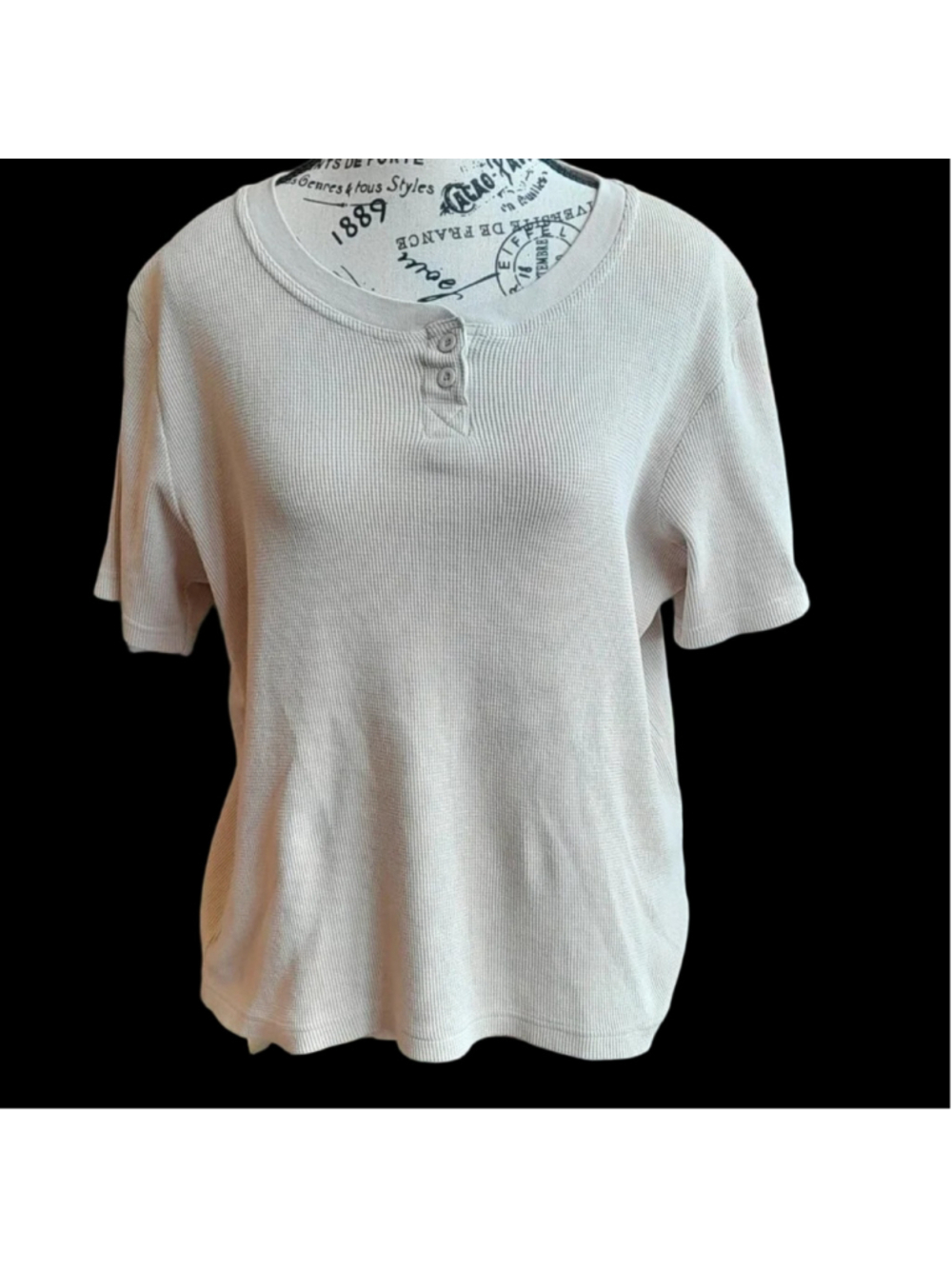 Cherokee Waffle Henley